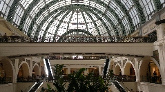 Glasdach der Shopping Mal