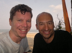 Am Strand von Goa, der letzte Abend