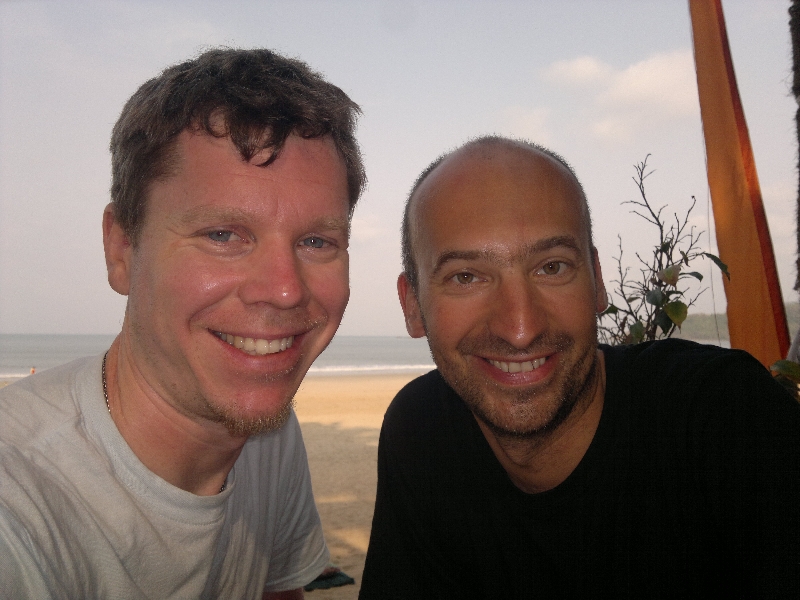Am Strand von Goa, der letzte Abend
