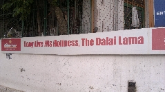Banner in Dharamsala