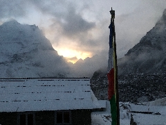 Friedlicher Sonnenuntergang
