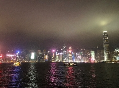 Licht und Wolken in Hongkong