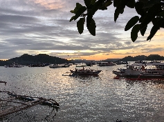 Sonnenuntergang in Coron