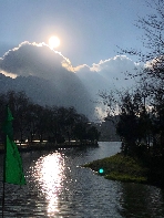 Sonnenuntergang über Sapa