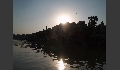 Varanasi im Gegenlicht