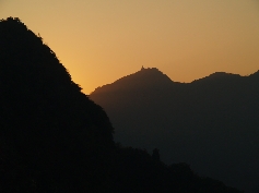  Sonnenuntergang bei Hpa-An